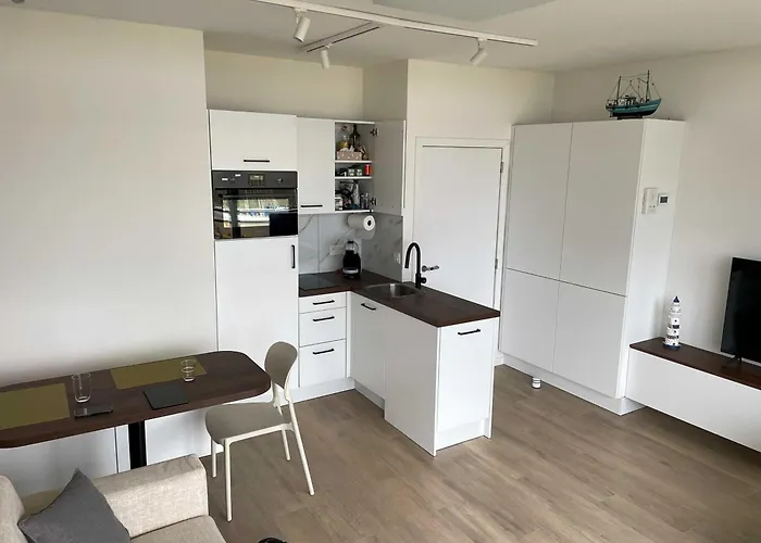 Met Frontaal Zeezicht En Afgesloten Slaaphoek De Panne